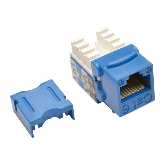 PUNCH DOWN KEYSTONE JACK-BLUE CAT6 CAT5E RJ45 110