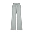 thumbnail image 2 of Jsaierl Women Linen Pants Drawstring High Waist Wide Leg Pants Plus Size Lightweight Solid Color Capris Vacation Comforts Summer Capri Pants, 2 of 5