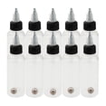 thumbnail image 1 of Tachiuwa 10 Pcs Plastic Empty Liquid Bottle with Twist Top Caps Leak 60ml, 1 of 6