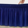 thumbnail image 4 of EIGTHTAIL Ruffled Grey King Size Bed Skirt  Dust Ruffle for King Bed with 15” Drop  Soft and Solid Microfiber  Classic Style  California King  Silver Gray Bedskirts, 4 of 7