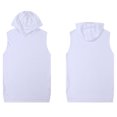 thumbnail image 3 of Timegard Shirts for Men Summer Solid Color Sleeveless Hoodies Pullover Top Casual Workout Tee Shirts, 3 of 3