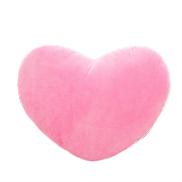 Faithtur Jeter Oreiller Coussin en Forme de Coeur Coussin Arrière Peluche Poupée Peluche Jouets