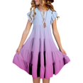 thumbnail image 1 of Robe Fille Enfant Robe Fleurie Robe d'Anniversaire Fille Robe de Fête Fille Vêtements d'Été pour Filles 8-9 Ans, 1 of 7