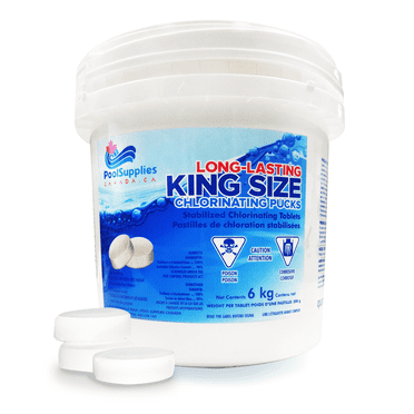 Galettes de Chlore Grand Format Stabilisées (6 kg) par Pool Supplies Canada