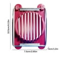 thumbnail image 3 of Yhmxh Gadgets de Cuisine Gadgets de Cuisson Cadeaux de Cuisine Maison et Cuisine Coupe-Oeufs Multifonction Cuisine Restaurant Coupe-Oeufs Durs Outil de Cuisine Coupe-Oeuf, 3 of 3