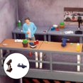 thumbnail image 4 of thinsony 1/64 Scale Car Repair Shop Layout Diorama Model Toy Punch Pressure Clamp, 4 of 9