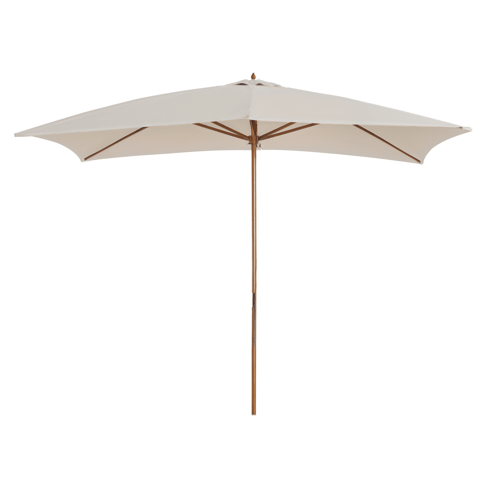 Outsunny Patio Umbrella Sun Outdoor Umbrella Cream White
