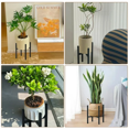 thumbnail image 2 of Urban Deco Support de Plante en Métal Ajustable Extérieur & Intérieur Convient pour Pot de Plante de 8-14 Pouces Support de Pot de Plante Moderne du Milieu du Siècle Support de Plante d'Angle, 2 of 7