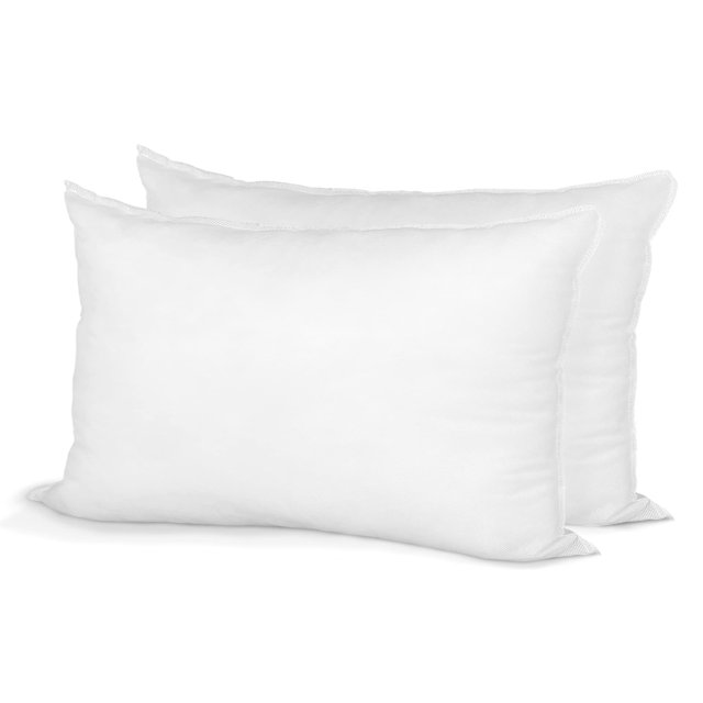 Hometex Canada Housse d'Oreiller 20 Pouces x 26 Pouces Polyester Rempli Standard (2 Pack)