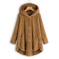 thumbnail image 1 of YOINS Womens Spring Fluffy Fleece Coats Cardigan Tunic Jumper Sweaters, 1 of 4