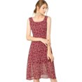 thumbnail image 1 of INSPIRE CHIC Robe Midi Sans Manches Vintage à Imprimé Cerise pour Femmes, 1 of 6