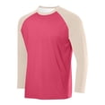 thumbnail image 1 of LOVZFMLL Men's Shirts, Colorblock Classic Fashion Crew Neck T-Shirts, Casual Essential Versatile Pullover, Relaxed Fit Fall Clothes, 1 of 2