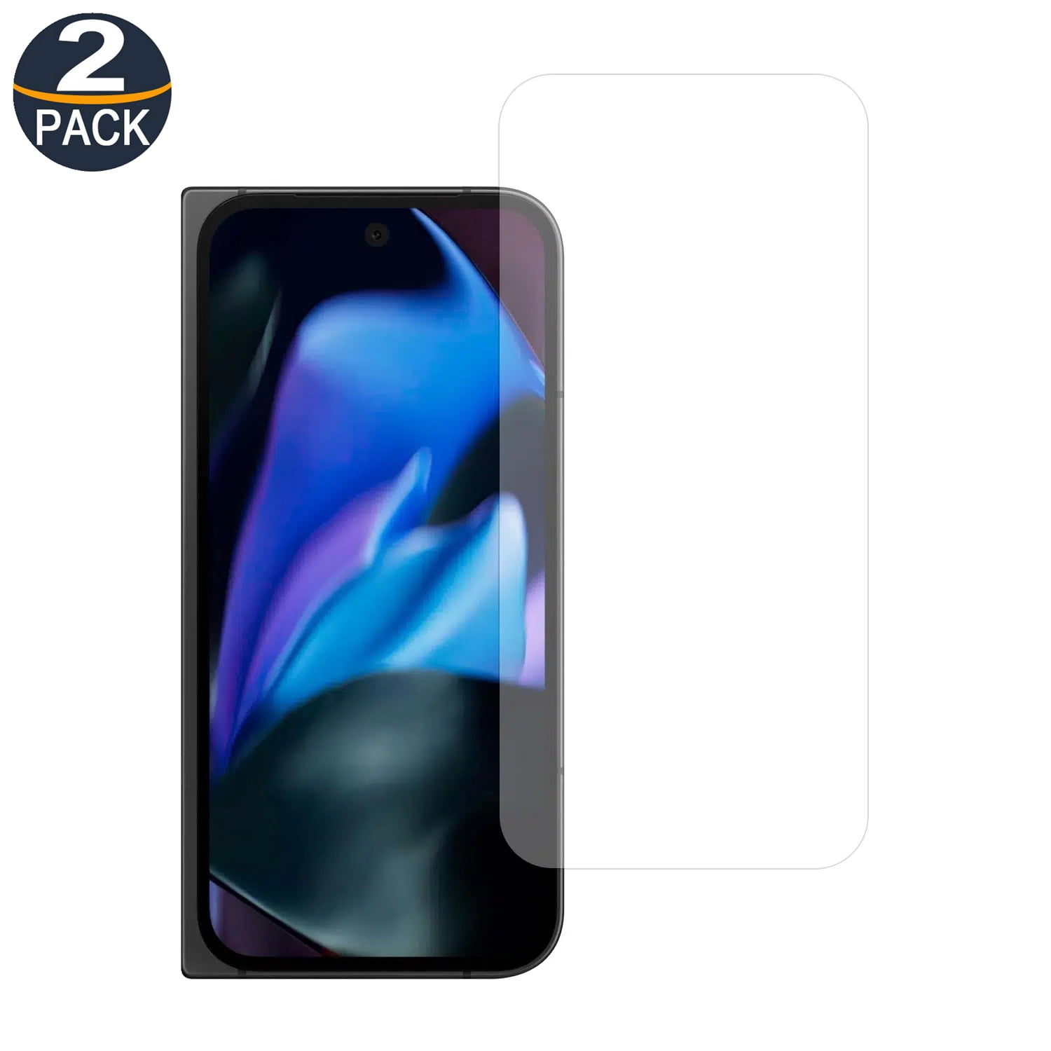 PST [2 Packs] Google Pixel 9 Pro Fold Screen Protector, Premium Tempered Glass Screen Protector with Case Friendly & Bubble Free