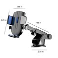 thumbnail image 3 of Chmadoxn Phone Mount For Center Console & Windshield Cell Phone Car Hands Phone Mount For Smartphone Cell Phone Automobile Cradles phone holder, 3 of 6