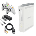 thumbnail image 2 of Microsoft Xbox 360 original Console Sports Bundle - Includes College Hoops 2K8 Game, 2 Wireless Controllers, and HDMI Cable (Refurbished), 2 of 6