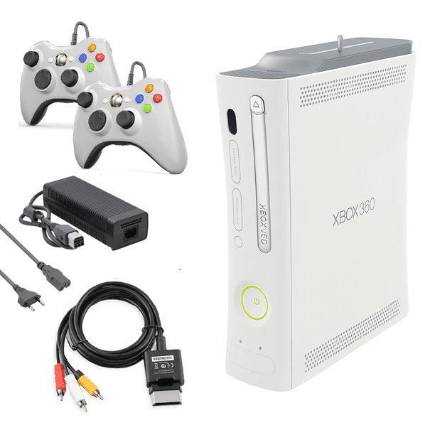 Microsoft Xbox 360 Original Gaming Console Bundle, Includes 2