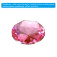 thumbnail image 4 of Unique Bargains 25mm Flat Back Round Acrylic Rhinestones, 100 Pack Plastic Circle Gems for Jewelry Making Costume, Pink, 4 of 6