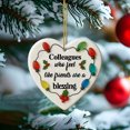 thumbnail image 4 of Heart-Shaped Acrylic Decorations for Parties - 8" Matte Hanging Hearts with Golden Rope, Reusable Gift Tags & Warm Words for Celebrations, 4 of 6
