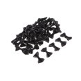 thumbnail image 2 of VONKY 50 Pcs Mignon Nœud en Satin Ruban Appliqué Ornements Noir, 2 of 8