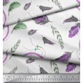 thumbnail image 3 of Soimoi Georgette Viscose Fabric Feather & Dream Catcher Home Decor Decor Fabric Printed Yard 42 Inch Wide, 3 of 3