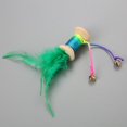 thumbnail image 2 of Christmas Cat Play Toy Creative Roller Bell Fake Feather Decor Cat Training Toy, 2 of 6