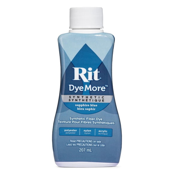 RIT Dyemore Liquid Dye for Synthetic Fibers, Blue, 207 mL (7 oz)