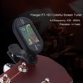 thumbnail image 4 of Domqga Chromatic Tuner, Environmentally Friendly Plastic Guitar Tuner, Ukulele Bass Guitar For Chromatic Tuning, 4 of 8