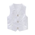 thumbnail image 1 of Classic Boys Formal Suit Vest with Four Button Front for and School Events, 1 of 2