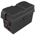 thumbnail image 4 of Noco HM318BK Battery Box Snap-Top Fits Group 24 To 31 Batteries; Includes Battery Box Strap; Battery Divider; Black; Injection Molded Polypropylene Plastic; Vent Caps; With Locking Tabs, 4 of 8