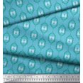 thumbnail image 3 of Soimoi Velvet Fabric Check,Paisley & Ogee Damask Print Fabric by the Yard 58 Inch Wide, 3 of 3