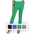 thumbnail image 4 of Rafaella Women's Extended Tab Capri Pants with Pockets, 4 of 4
