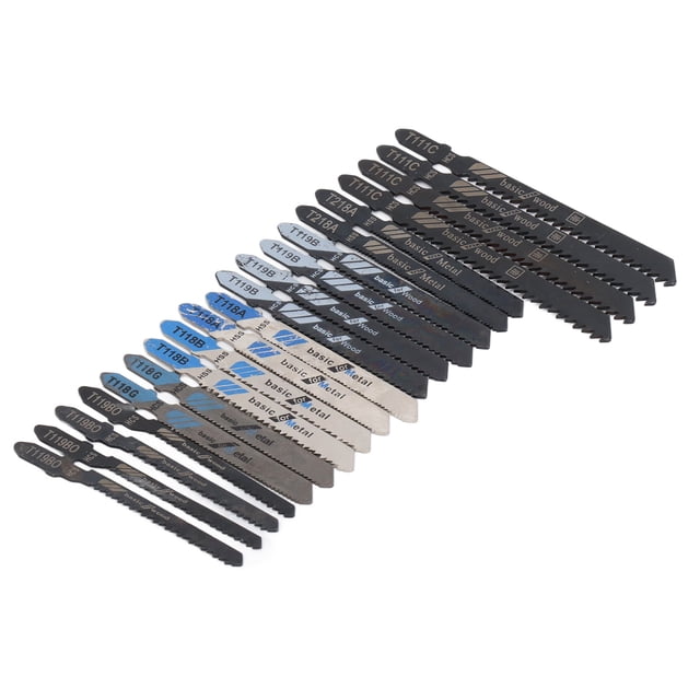 Lames de Scie Gigogne, Ensemble de 20 Pcs de Lames de Scie Casse-Tête à Prise Stable et Forte pour Métal