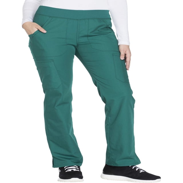 CHOK Workwear Originals Women‘s Scrubs Pant Mid Rise Straight Leg Pull-On Cargo WW210