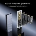 thumbnail image 4 of Boîtier SSD M2 Boîtier SSD NVMe USB 3.2 Gen2 10Gbps USB C Portable Externe Sans Outil B, 4 of 6