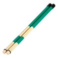 thumbnail image 2 of Pack de 2 Pièces d'Instrument de Percussion de 400mm Vert de Baguettes de Brosses à Tambour,, 2 of 8