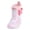 Hot Pink, variant on 2025 Toddler Rain Boots Thick Boots Rain Boots Short Rain Dollhouse Lace Up Boots for Toddler Easy Girls Boot on Lightweight