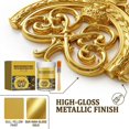 thumbnail image 4 of Weather Resistant Water-Based Gold Paint, Gold Acrylic Paint Metallic, Metallic Gold Paint for Metal, Waterproof G𝐨ld Leaf Paint for Arts, Paintings and Crafts, 4 of 6