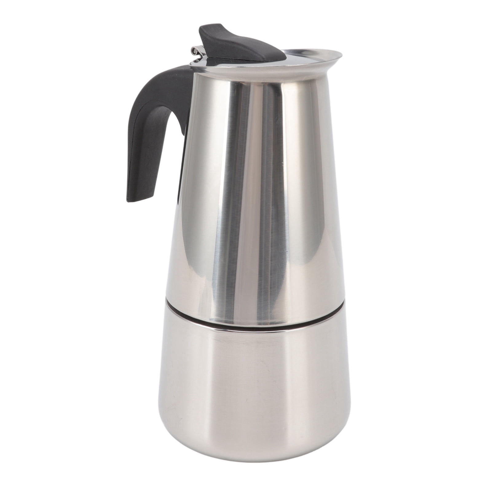 Portable Stainless Steel Coffee Maker For Home And Outdoor Camping,  Moka Pot