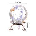 thumbnail image 3 of weibbin Engraved Decorative Crystal Sphere Decorative Quartz Glass Ball, Model Astronomy Sphere, Paperweight Crystal Display Sculpture Home Decor Crafts for Kids Friends, 3 of 6