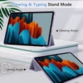 thumbnail image 4 of Smart Case For Samsung Galaxy Tab S8 2022 11"Tablet Cover SM-X700/X705 Tri-fold Stand Fundas Samsung Tab S7 11 S9 T870/T875 Capa dark blue S8 11 inch X700 X706, 4 of 6