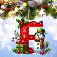 thumbnail image 4 of Bdday 26 Letters Christmas Tree Decoration Pendant Christmas Tree Ornaments Personalized DIY Christmas Ornaments Christmas Decoration Xmas Tree Hanging Decor Feature, 4 of 4