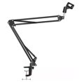 thumbnail image 2 of Desktop Mic Boom Arm, Desk Mounted Mic Boom Stand Metal  for Recording Studio, 2 of 8