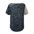 thumbnail image 4 of Pompotops T-Shirt Ample à Manches Courtes Imprimé Fleuri d'Été pour Femmes, 4 of 4