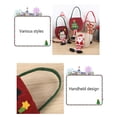 thumbnail image 2 of facefd Christmas Bags Gift Wrapping Packaging Storage Elk Container Handbag Goodie Bag Exquisite Embroidery for Jewelry Candy Birthday Snowman, 2 of 8