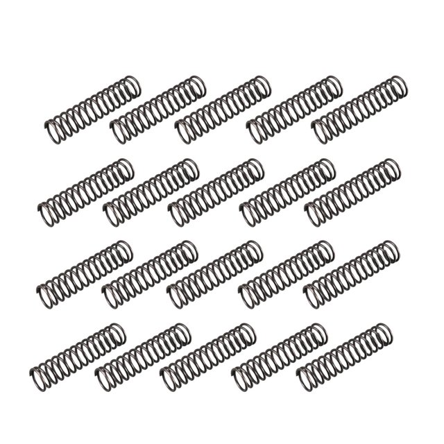 Unique Bargains 1.2mm Wire Dia 12mm Outer Dia 50mm Long Compression Spring Black 20pcs