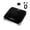 Black, variant on Rechargeable Digital Body Scale 26cm, Tempered Glass Electronic Weight Scale, High Precision Mini Bathroom Scale, Black