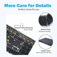 thumbnail image 3 of RONY Foldable Bluetooth Keyboard: Rechargable Wireless Bluetooth Keyboard Portable Travel Keyboard for Phone Laptop Mac Desktop, 3 of 9