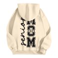 thumbnail image 5 of WEAIXIMIUNG Cropped Sweatshirt Jacket Ladies Senior Mom 2025 Shirt 2025 Graduating Class Sweatshirt T Shirt Alphabet Print Long Sleeved Hoodieladies Senior Mom 2025 Shirt 2025 Graduating Class, 5 of 5