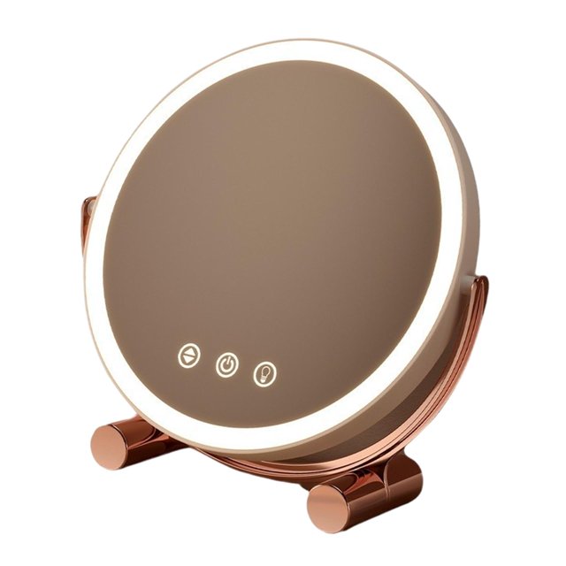 MERIGLARE Lighted Makeup Mirror USB Charging Practical for Living Room Home Apartments white