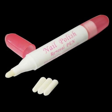 EARKITY Stylo Dissolvant de Vernis à Ongles, Dissolvant de Vernis à Ongles, Correcteur de Bord d'Ongle, Outil de Nettoyage et de Maquillage pour des Ongles Complètement Invisibles
